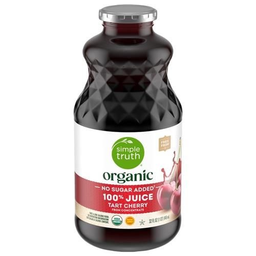 Simple Truth Organic No Sugar Added Tart Cherry 100% Juice 32 fl oz
