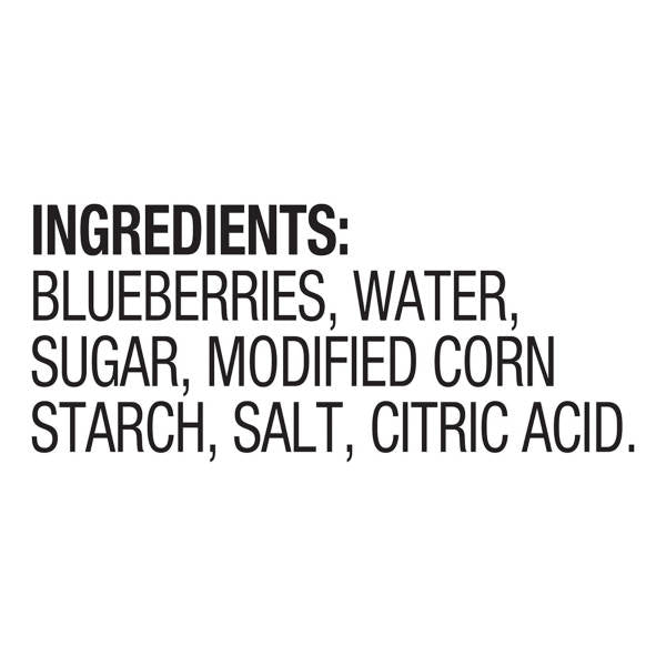 Baker's Corner Blueberry  Pie Filling & Topping, 21 oz