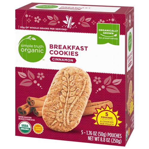 Simple Truth Organic Cinnamon Breakfast Cookies 5 ct / 1.76 oz