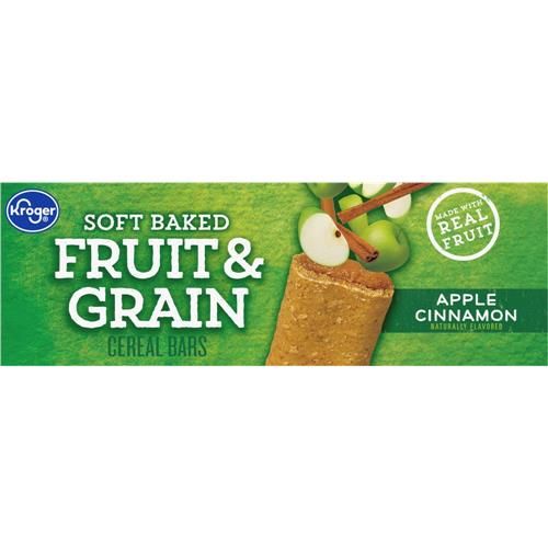 Kroger Fruit & Grain Apple Cinnamon Breakfast Bars 16 ct