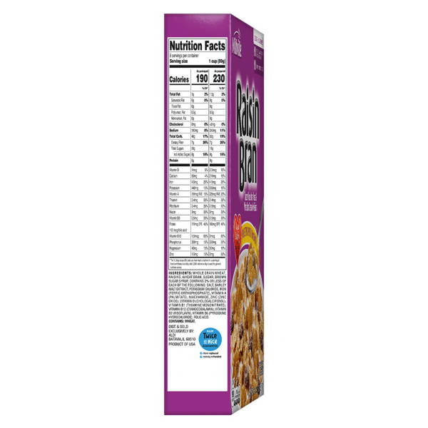 Millville Raisin Bran Cereal, 16.6 oz