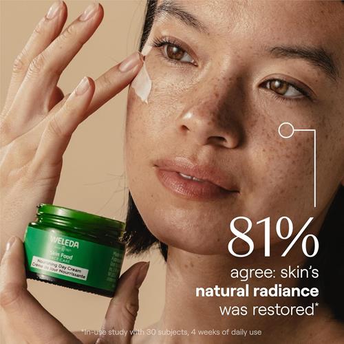 Weleda Skin Food Face Care Nourishing Day Cream, 1.3 Fluid Ounce, Plant Rich Moisturizer With Olive Leaf Extract, Squalane And Chamomile