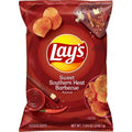 Lays Sweet Southern Heat Barbecue Flavored Potato Chips, 7.75 Oz