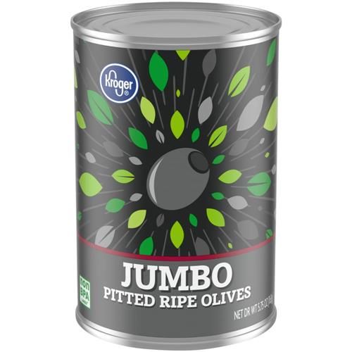 Kroger Jumbo Pitted Ripe Olives 5.75 oz