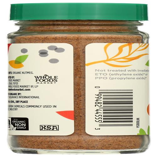 Whole Foods Market, Organic Nutmeg Ground, 1.87 Oz