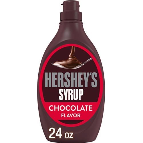 Hersheys Chocolate Syrup Bottle, 24 Oz