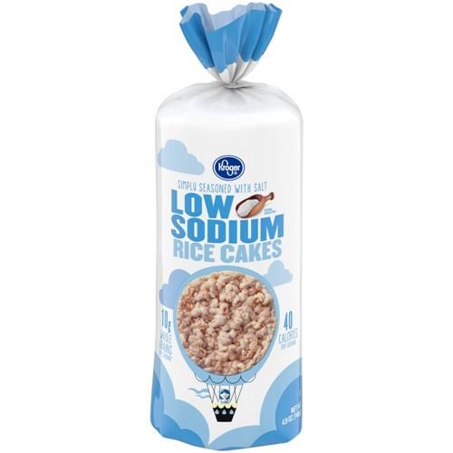 Kroger Low Sodium Rice Cakes Bag 4.9 oz