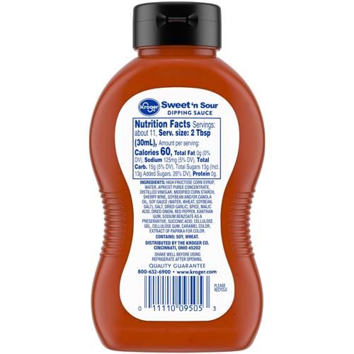 Kroger Sweet n Sour Dipping Sauce 11 fl oz