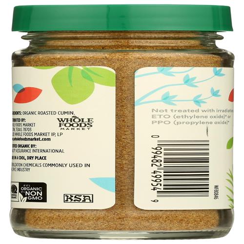 Whole Foods Market Organic Roasted Cumin, 1.67 Ounce