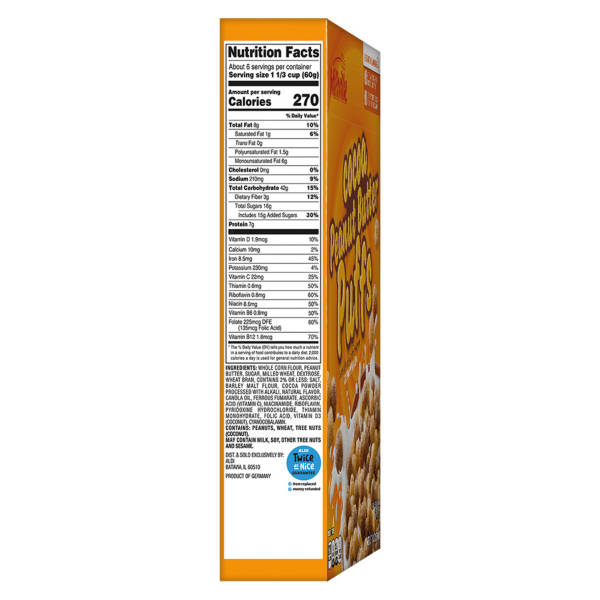 Millville Cocoa Peanut Butter Puffs Cereal, 13 oz