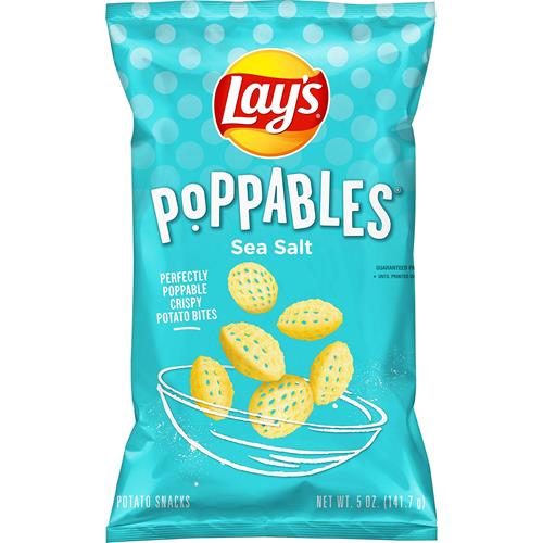 Lays Poppables Potato Snacks Sea Salted, 5 Oz