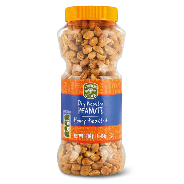 Southern Grove Honey Roasted  Peanuts, 16 oz