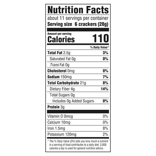 Triscuit Reduced Fat Whole Grain Wheat Crackers, Vegan Crackers, Vegan Snacks, Lunch Snacks, Family Size, 11.5 Oz