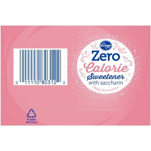 Kroger Zero Calorie Sweetener with Saccharin Packets 250 ct