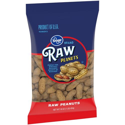 Kroger Raw Peanuts 16 oz
