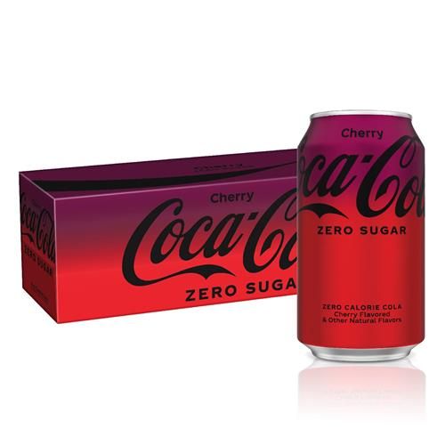 Coca-Cola Cherry Zero Soda, 12 Fl Oz (Pack Of 12)