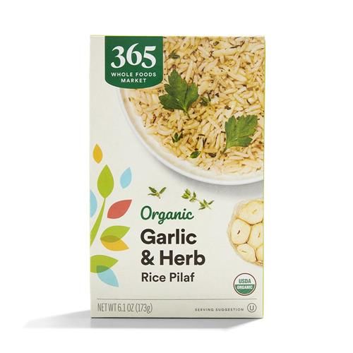 Whole Foods Market, Organic Garlic & Herb Rice Pilaf, 6.1 Oz