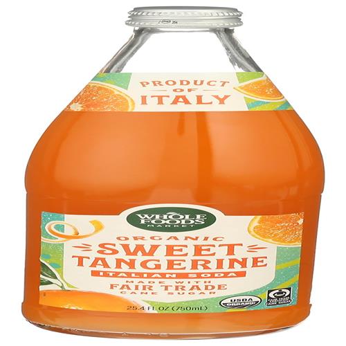 Whole Foods Market, Organic Tangerine Italian Soda, 25.4 Fl Oz