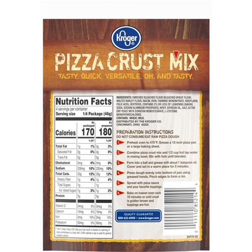 Kroger Pizza Crust Mix 6.5 oz