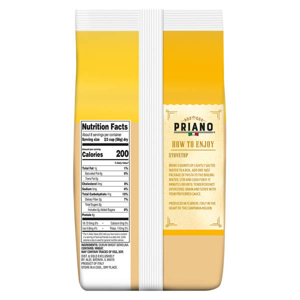 Priano Specialty Cut Cavatappi Pasta, 16 oz