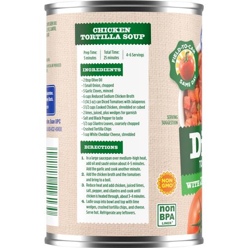 Kroger Petite Diced Tomatoes with Green Chilies 14.5 oz