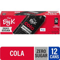 Big K Cola Zero Sugar Zero Calorie Soda Cans 12 pk / 12 fl oz