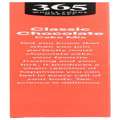 Whole Foods Market, Classic Chocolate Cake Mix, 15 Ounce