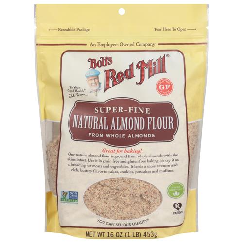 Bobs Red Mill Natural Almond Flour, 16Oz (Pack Of 1) - Non Gmo, Vegan, Paleo Friendly, Keto Friendly, Kosher