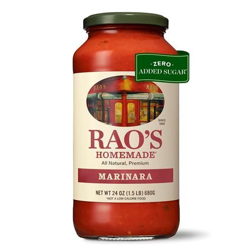 Raos Homemade Marinara Sauce, 24 Oz, All Purpose Tomato Sauce, Pasta Sauce, Carb Conscious, Keto Friendly, All Natural, Premium Quality, With Italian Tomatoes & Olive Oil