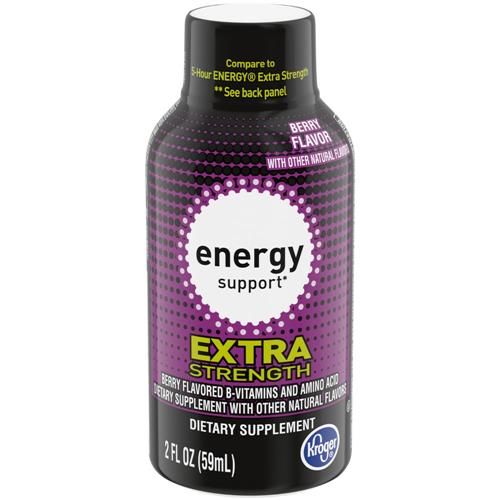 Kroger Berry Energy Drink Shot Bottle 2 fl oz
