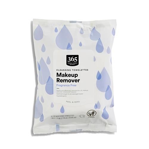 Whole Foods Market Makeup Remover Cleansing Towelettes, 30 Count