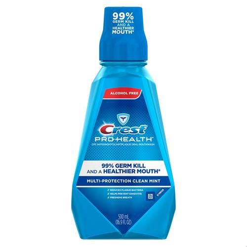 Crest Pro Health Rinse Clean Mint (Alcohol Free), 16.9 Oz