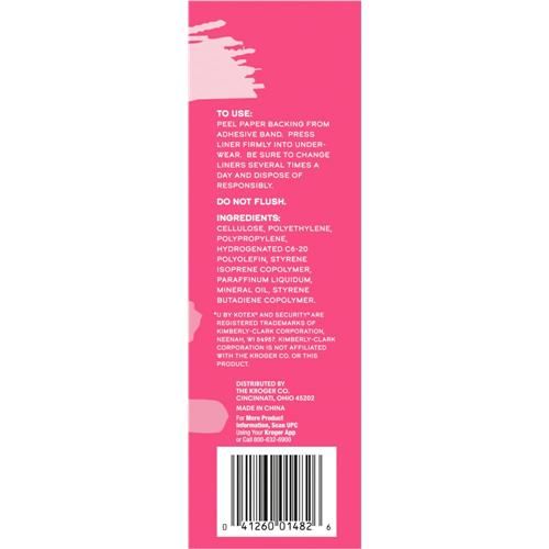 Kroger Liners Long Unscented 96 count