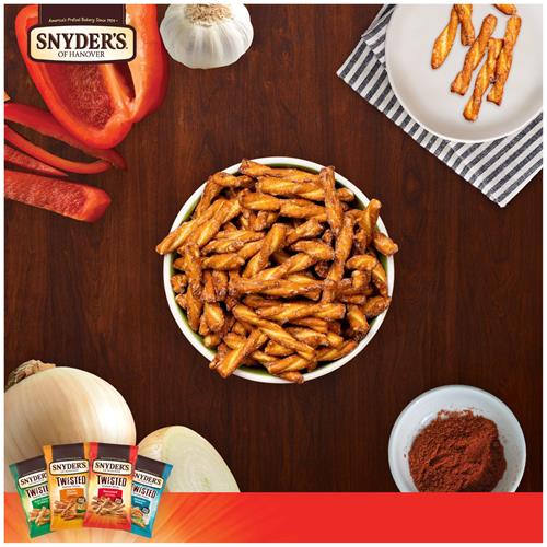 Snyders Of Hanover, Seasoned Twisted Pretzel Sticks, 12 Oz Bag