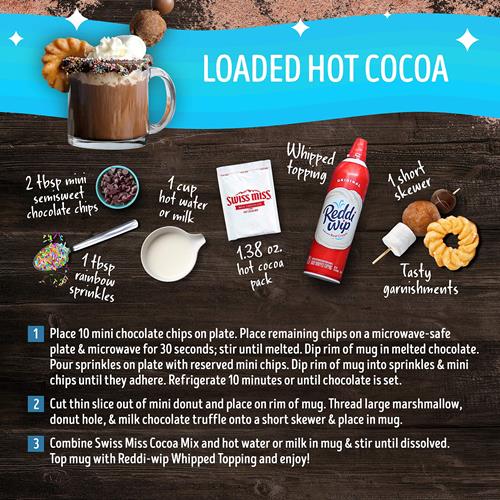 Swiss Miss Chocolate Flavored Hot Cocoa Mix With Lucky Charms Marshmallows, 6 Count Hot Cocoa Mix Packets
