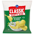 Kroger Sour Cream & Onion Potato Chips Party Size 12.5 oz