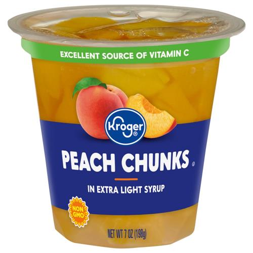 Kroger Peach Chunks 7 oz