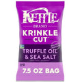 Kettle Brand Potato Chips, Krinkle Cut Truffle And Sea Salt, 7.5 Oz