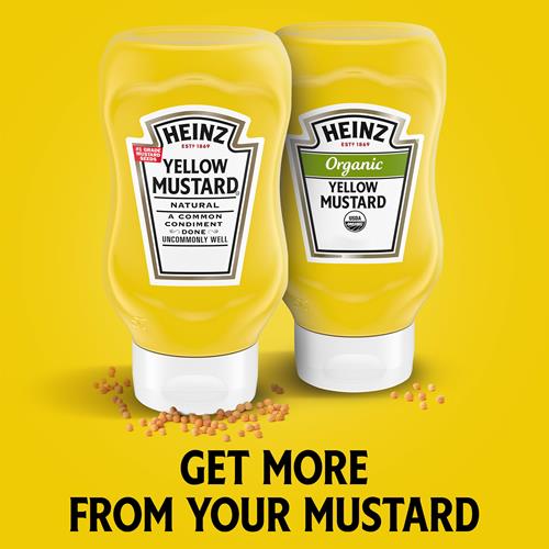 Heinz Yellow Mustard, 8 Oz Bottle