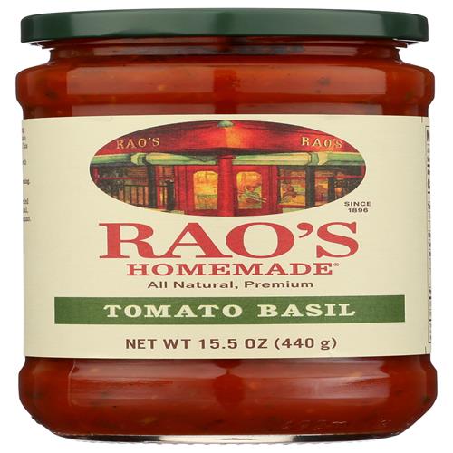 Raos Tomato Basil Sauce, 15.5 Oz