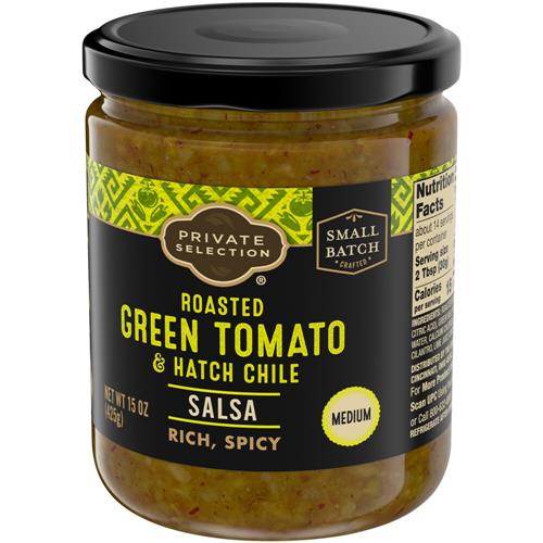 Private Selection Roasted Green Tomato & Hatch Chile Salsa 15 oz