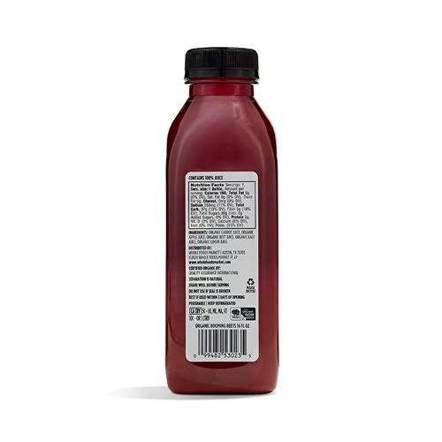 Whole Foods Market Organic Booming Beet Juice, 16 Fz