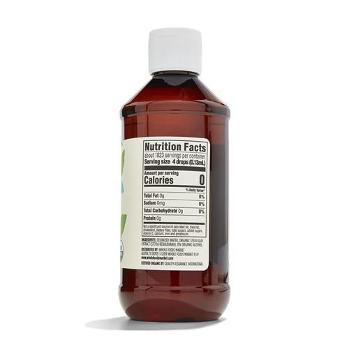 Whole Foods Market Organic Stevia Liquid Extract, 8 Fl Oz