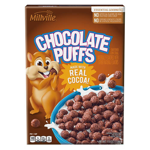 Millville Chocolate Puffs, 11.8 oz