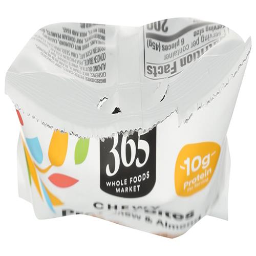 Whole Foods Market Chewy Protein Bites, Vanilla Cashew & Almond Flavor, Vegetarian,1.58 Ounce