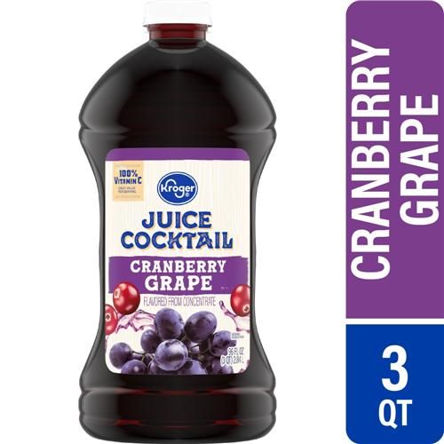 Kroger Cranberry Grape Juice Cocktail 96 fl oz