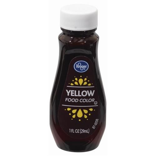 Kroger Yellow Food Coloring 1 fl oz