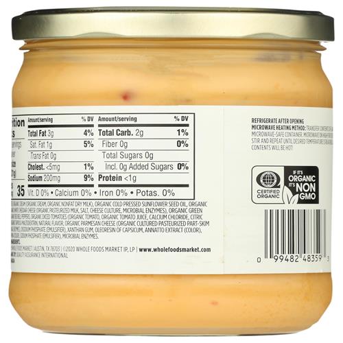 Whole Foods Market Organic Salsa Con Queso, 15 Oz