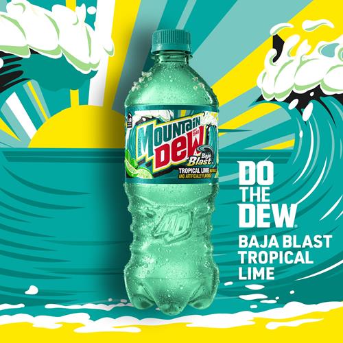 Mountain Dew Baja Blast 20Oz