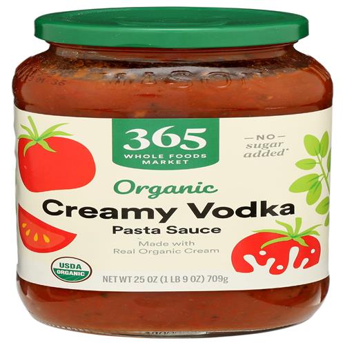 Whole Foods Market Organic Creamy Vodka Pasta Sauce, 25 Ounce